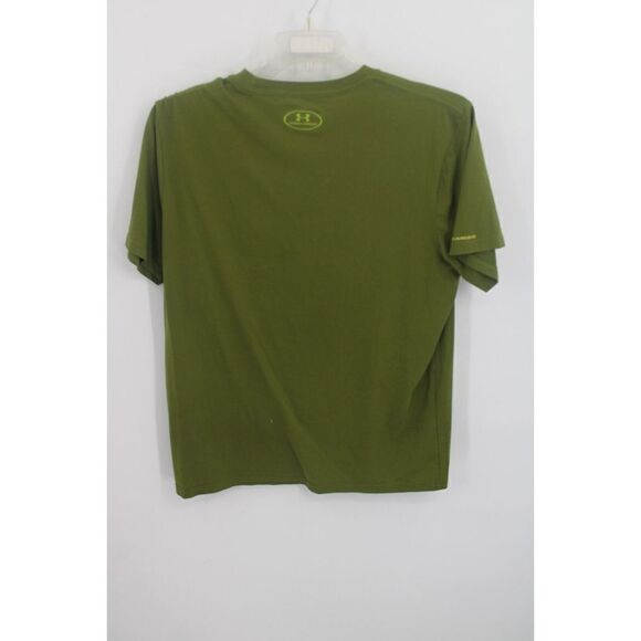UA Under Armour Size L Green Heatgear Loose Tee T-shirt - Picture 3 of 7